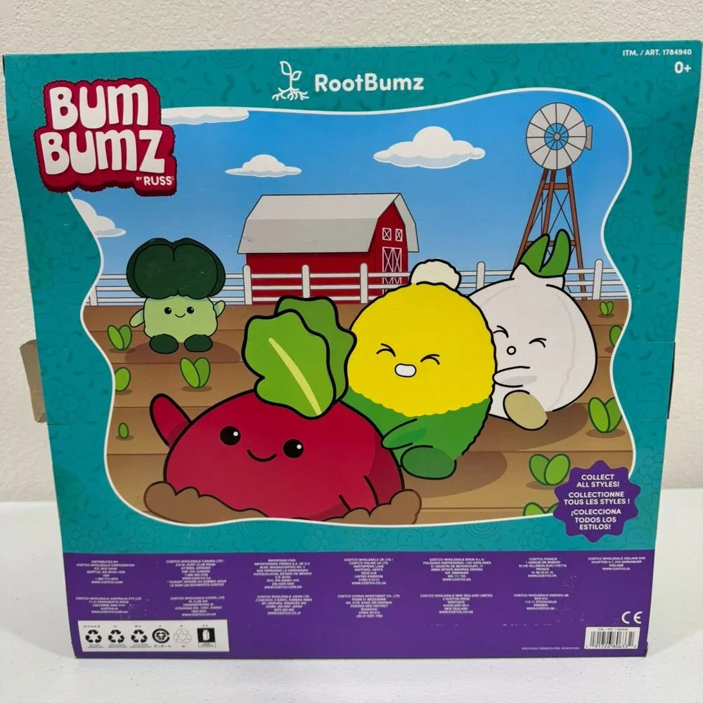 BumBumz Stuffed Plush - 4 Pack RootBumz 7.5